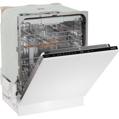 Gorenje Посудомийна машина вбудовувана, 16компл., A+++, 60см, AquaStop, автоматичне відчинення, сенсорн.упр, 3и кошики, білий