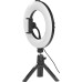 HAMA Штатив зі світлодіодним кільцем SpotLight Smart 80 V2 BT Black