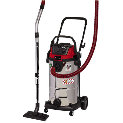 Пылесос профессиональный Einhell TE-VC 2340 SACL, 1500Вт, 225мБар, контейнер 40л, розетка, клас L, 10.1кг (2342470)
