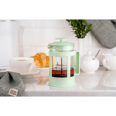 ARDESTO Френч-пресс Fresh, 800 мл, светло-зеленый, пластик, стекло AR1008LGB ARDESTO Френч-пресс Fresh, 800 мл, светло-зеленый, пластик, стекло AR1008LGB