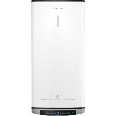Водонагрівач електричний Ariston VELIS DUNE WIFI 50 EU плаский, слім, 50л, 2*1,5 кВт, емал. нагр. ел, ун. монтаж, ел. кер-ня, B, Італія, білий
