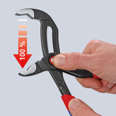 Кліщі сантехнічні KNIPEX Cobra QuickSet, 0-70мм, 300мм, фосфатовані 0.530кг
