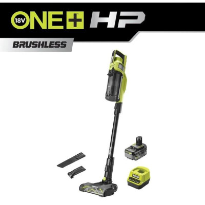 Ryobi Пилосос акумуляторний ONE+ HP RSV18X-1X40G 18В 1х4А·год 90Вт 20кПа контейнер 0.8л HEPA12 3.1кг