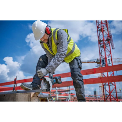 Bosch Шліфмашина кутова акумуляторна GWS 182P 125 мм 18В 2800-9000об·хв без АКБ та ЗП 1,7кг