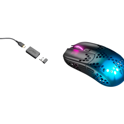 Миша Xtrfy MZ1, WL/USB-A, RGB, чорний