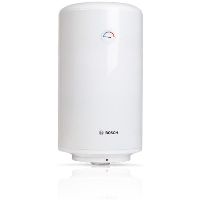 Водонагрівач електр. BOSCH круглий Tronic 2000, 100л, 2кВт, мех. кер-ння, C, білий
