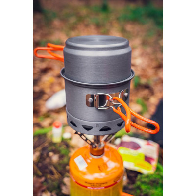 Neo Tools Набір посуду туристичного, 2в1, набір каструль із радіатором, сертифікат LFGB, чохол, 0.268кг Neo Tools Набір посуду туристичного, 2в1, набір каструль із радіатором, сертифікат LFGB, чохол, 0.268кг