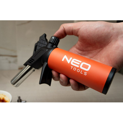 Neo Tools Паяльник газовий, п’єзозапалювання, 1200°C, об’єм 12.6г, 0.286кг Neo Tools Паяльник газовий, п’єзозапалювання, 1200°C, об’єм 12.6г, 0.286кг