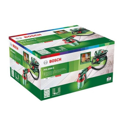 Фарборозпилювач Bosch PFS 5000 E 1200Вт 500 мл/хв 3м2·хв дод. контейнер та мішалка 4.8кг