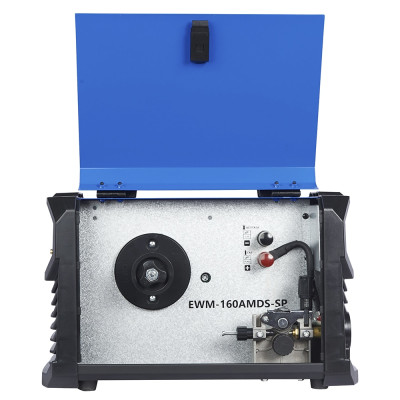 Зварювальний напівавтомат інверторний EnerSol EWM-160AMDS-SP (дріт до 1мм + електрод до 5мм) 20-160А 7.2кВт 160-260В 11.2кг