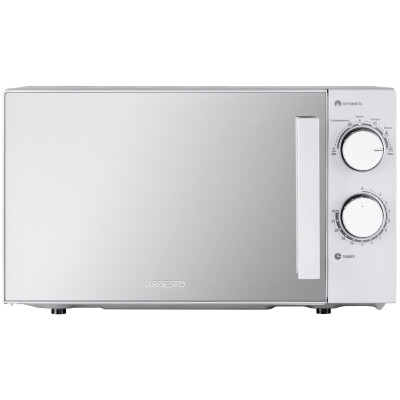 Мікрохвильова піч ARDESTO, 20л, мех.керув., 800Вт, відкр.ручкою, сріблястий Мікрохвильова піч ARDESTO, 20л, мех.керув., 800Вт, відкр.ручкою, сріблястий