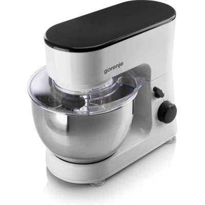 Кухонна машина Gorenje 600Вт, чаша-метал, корпус-пластик, насадок-3, білий Кухонна машина Gorenje 600Вт, чаша-метал, корпус-пластик, насадок-3, білий