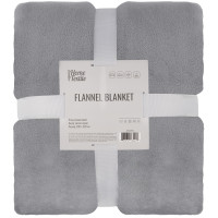 Плед ARDESTO Flannel 200х220см, 100% поліестер, сірий світлий Плед ARDESTO Flannel 200х220см, 100% поліестер, сірий світлий