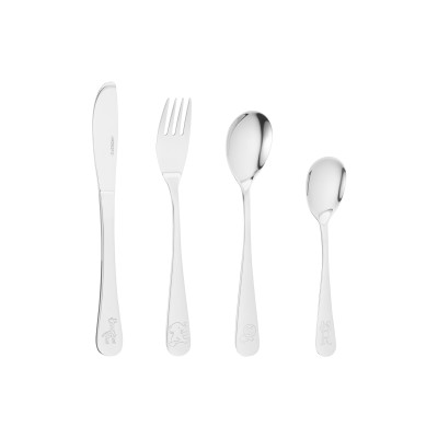 ARDESTO Набір дитячих столових приборів Animals 4 пр., нержавіюча сталь ARDESTO Набір дитячих столових приборів Animals 4 пр., нержавіюча сталь