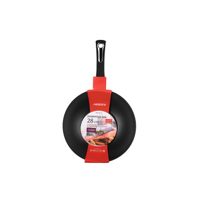 ARDESTO Сковорода ВОК Gemini 28 см, черный, алюминий AR1928GMW ARDESTO Сковорода ВОК Gemini 28 см, черный, алюминий AR1928GMW