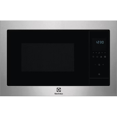 Мікрохвильова піч Electrolux вбудована, 25л, електрон. керування, 900Вт, гриль, дисплей, нерж