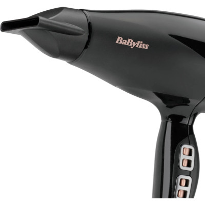 Фен Babyliss Air Power Pro, 2300Вт, 3 режими, дифузор, іоніз-я, хол. обдув, кераміка, чорний