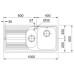 Мийка кухонна Franke Logica, нерж.сталь, прямокутник, з крилом, 1000х500х180мм, чаша - 1,5, врізна, line LLL 651, нерж декор Мийка кухонна Franke Logica, нерж.сталь, прямокутник, з крилом, 1000х500х180мм, чаша - 1,5, врізна, line LLL 651, нерж декор