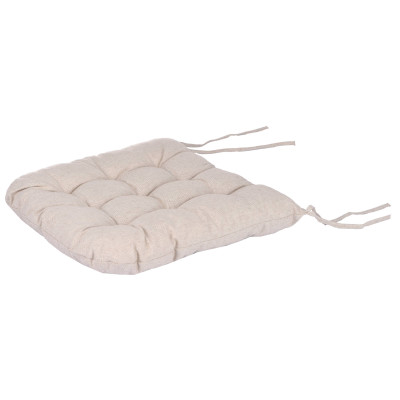 Подушка для стільця ARDESTO Oliver, 40х40см, 100% бавовна, нап-ч: 50% холоф, 50% пп, бежевий