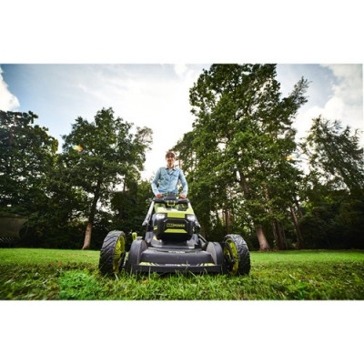 Газонокосарка акумуляторна Ryobi RY36LMXSP53A-160 самохідна MAX POWER 36В акб 1х6А·год дека 53см 70л 20-100мм 3в1 LED-фари до 3200м.кв (5133005802)