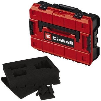 Кейс для інструменту Einhell E-Case S-F, 13.1х44.4х33см, поролоновий вкладиш Grid Foam Set, пластик
