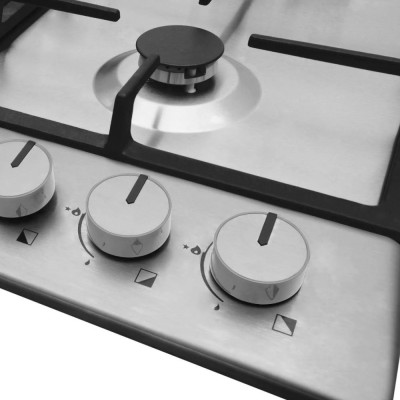 Варильна поверхня Hansa газова, 60см, чавун, нержавіюча сталь Варильна поверхня Hansa газова, 60см, чавун, нержавіюча сталь