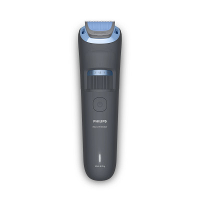 Тример Philips Series 3000, для бороди і вусів, акум., сталь, синій Тример Philips Series 3000, для бороди і вусів, акум., сталь, синій