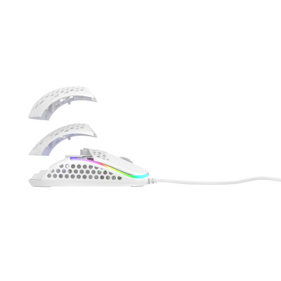 Миша Xtrfy M42, USB-A, RGB,  білий