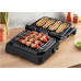 Tefal Гриль прижимний OptiGrill 2в1 Black, 2100Вт, темп. режимів-4, з`ємні пластини, метал, чорний