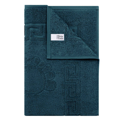 Килимок для ніг махровий ARDESTO Home 50х70см, 100% бавовна, смарагдовий