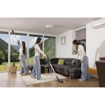 Пилосос Gorenje бездротовий, 95Вт, конт пил -0.5л, автон. робота до 60хв, HEPA, 2 в 1, підсвічування, індикатор, антрацит