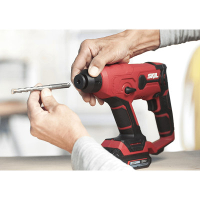 Перфоратор акумуляторний SKIL 3810 CA SDS-plus+ШЗП 20В 1Дж аксесуари кейс 1.5кг без АКБ та ЗП Перфоратор акумуляторний SKIL 3810 CA SDS-plus+ШЗП 20В 1Дж аксесуари кейс 1.5кг без АКБ та ЗП