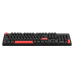 Клавіатура механічна Lemokey  X3 104Key, Keychron Brown, USB-A, QMK/VIA, Hot-Swap, EN/UKR, RGB, чорний