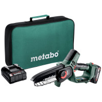 Пила ланцюгова акумуляторна Metabo MS 18 LTX 15 18В 1х2А·год шина 15см 5м/сек 2кг Пила ланцюгова акумуляторна Metabo MS 18 LTX 15 18В 1х2А·год шина 15см 5м/сек 2кг