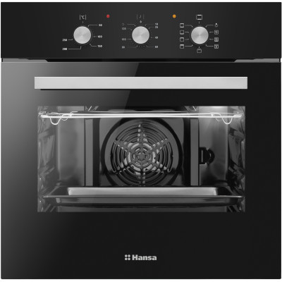Духова шафа Hansa електрична, 62л, A, конвекція, чорний Духова шафа Hansa електрична, 62л, A, конвекція, чорний