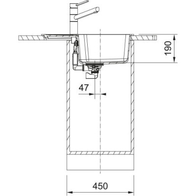 Мийка кухонна Franke City, фраграніт, прямокутник, з крилом, 620х500х190мм, чаша - 1, врізна, оборотна, UCG 611-62, онікс Мийка кухонна Franke City, фраграніт, прямокутник, з крилом, 620х500х190мм, чаша - 1, врізна, оборотна, UCG 611-62, онікс