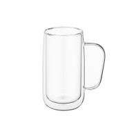 Набір чашок з ручками і подвійними стінками Ardesto, 400мл, 2шт, боросилікатне скло, прозорий AR2640BHR Набір чашок з ручками і подвійними стінками Ardesto, 400мл, 2шт, боросилікатне скло, прозорий AR2640BHR