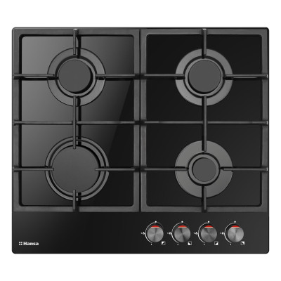 Комплект Hansa (духовка електрична + поверхня газова на склі), чорний Комплект Hansa (духовка електрична + поверхня газова на склі), чорний