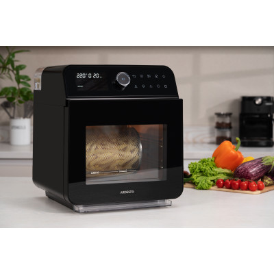 ARDESTO Мультипіч, 2250Вт, об'єм-15л, сенсорне керування, функція приготування на пару, 40-220°C, метал/пластик, біло-чорний ARDESTO Мультипіч, 2250Вт, об'єм-15л, сенсорне керування, функція приготування на пару, 40-220°C, метал/пластик, біло-чорний