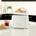 Тостер Russell Hobbs Eden 800Вт, пластик, подогрев, разморозка, белый