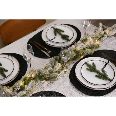 Скатертина ARDESTO Shine 120х140см, 100% поліестер, сріблястий