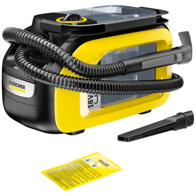 Пилосос професійний акумуляторний миючий Karcher SE 3-18 18В контейнер для води 1.7л 3.65кг Пилосос професійний акумуляторний миючий Karcher SE 3-18 18В контейнер для води 1.7л 3.65кг