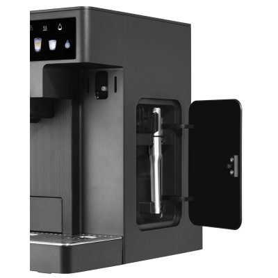 Кавоварка Catler капсульна Renzo 1.6л, капсули, мелена кава, сенсорне керування, автоматичний капучинатор, сірий