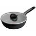 Мультисковорода Tefal Expertise, з кришкою, 24см, алюміній, бакеліт, скло, чорний