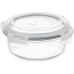 Контейнер для зберігання харчових продуктів ARDESTO Gemini 0.95л, боросилікатне скло, пластик, круглий, прозорий
