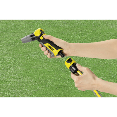 Karcher Конектор універсальний з аквастопом Plus 1/2 - 5/8 - 3/4 Karcher Конектор універсальний з аквастопом Plus 1/2 - 5/8 - 3/4