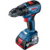 Шуруповерт-дрель аккумуляторный Bosch GSR 18 V-50 18В 2x2А-ч 50Нм460-1800об-хв 1кг