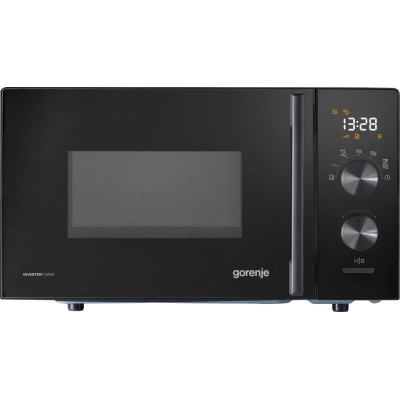 Мікрохвильова піч Gorenje, 20л, електр. керув., 800Вт, дисплей, 20 програм, інвертор, чорний Мікрохвильова піч Gorenje, 20л, електр. керув., 800Вт, дисплей, 20 програм, інвертор, чорний