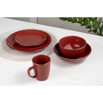 ARDESTO Тарілка обідня Bagheria, 26 см, Sangria, кераміка