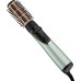 Фен-щітка Remington Botanicals, 800Вт, 2 режими, іоніз-я, оберт., хол. обдув, кераміка, м'ятно-чорний Фен-щітка Remington Botanicals, 800Вт, 2 режими, іоніз-я, оберт., хол. обдув, кераміка, м'ятно-чорний